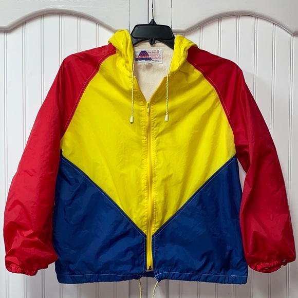 80s Amerex Windbreaker Jacket M Vintage - Picture 1 of 4